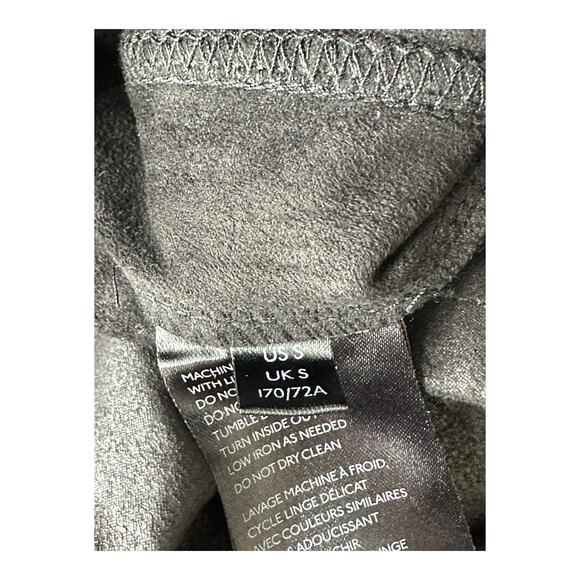 Free People Pants Womens Small Black Vegan Suede Skinny Stretch High Rise Grunge - Picture 4 of 6